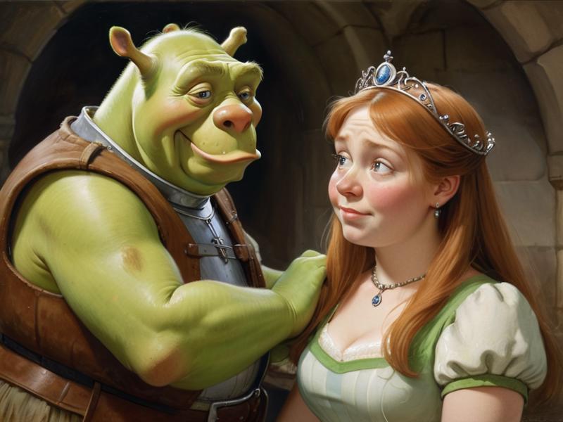 04246-4242331353-Shrek and Fiona, by Arthur Stanley Wilkinson.png